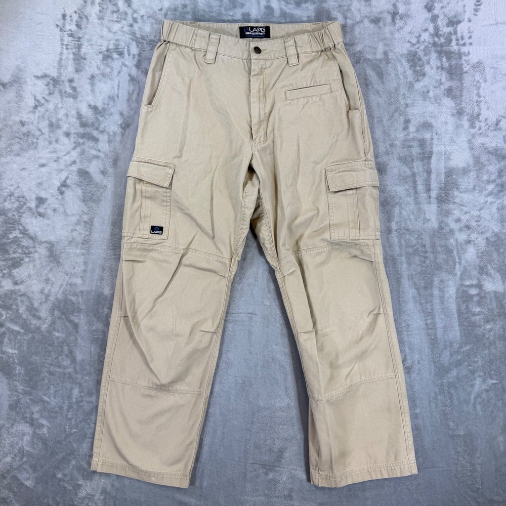 LAPG Urban Recon Cargo Pants Men's Size 32x30 Khaki Cotton Duck Canvas